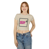 Sexy² Baby Tee (P on W)