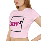 Sexy² Baby Tee (P on W)