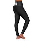 Boo Bitch High Waisted Yoga Leggings(black)