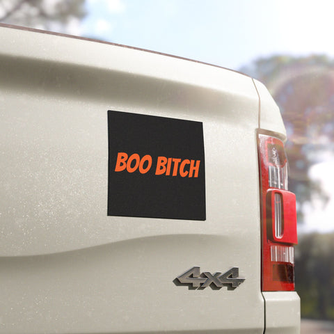 Boo Bitch Car Magnet (Black)