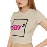 Sexy² Baby Tee (P on W)